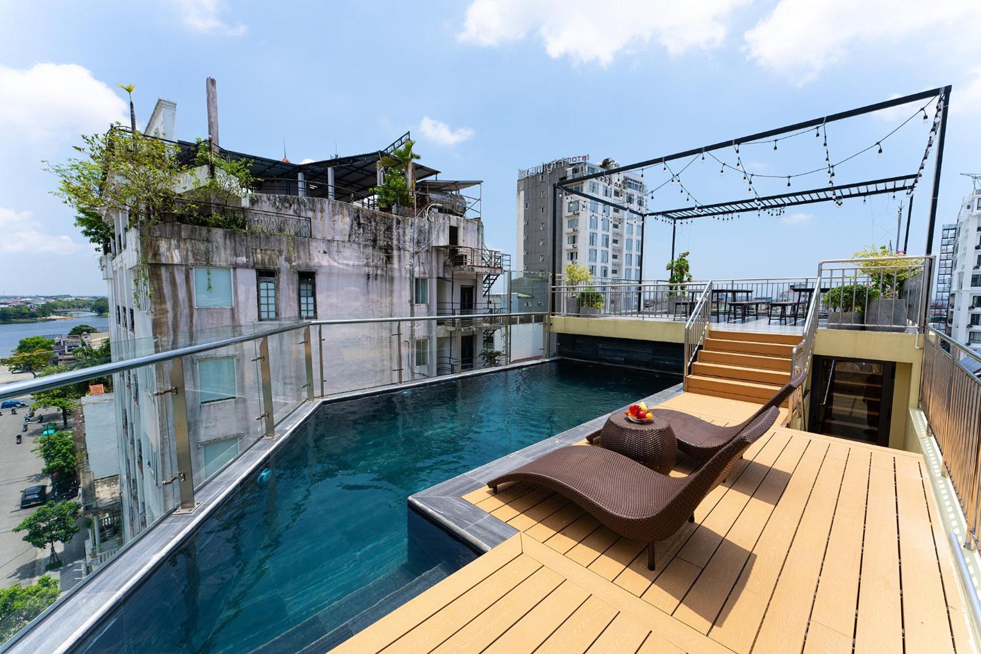 Dragon Hue Hotel Bagian luar foto